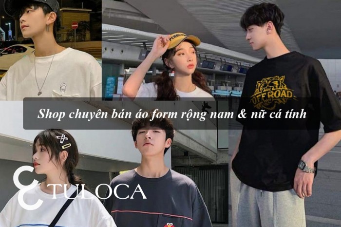 Shop chuyên bán áo form rộng nam & nữ đẹp cá tính giá rẻ